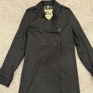 Burberry trench coat black